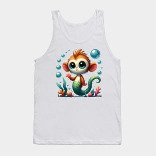 Cute Sea Monkey Tank Top